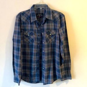 American Eagle Plaid Button Down NWOT